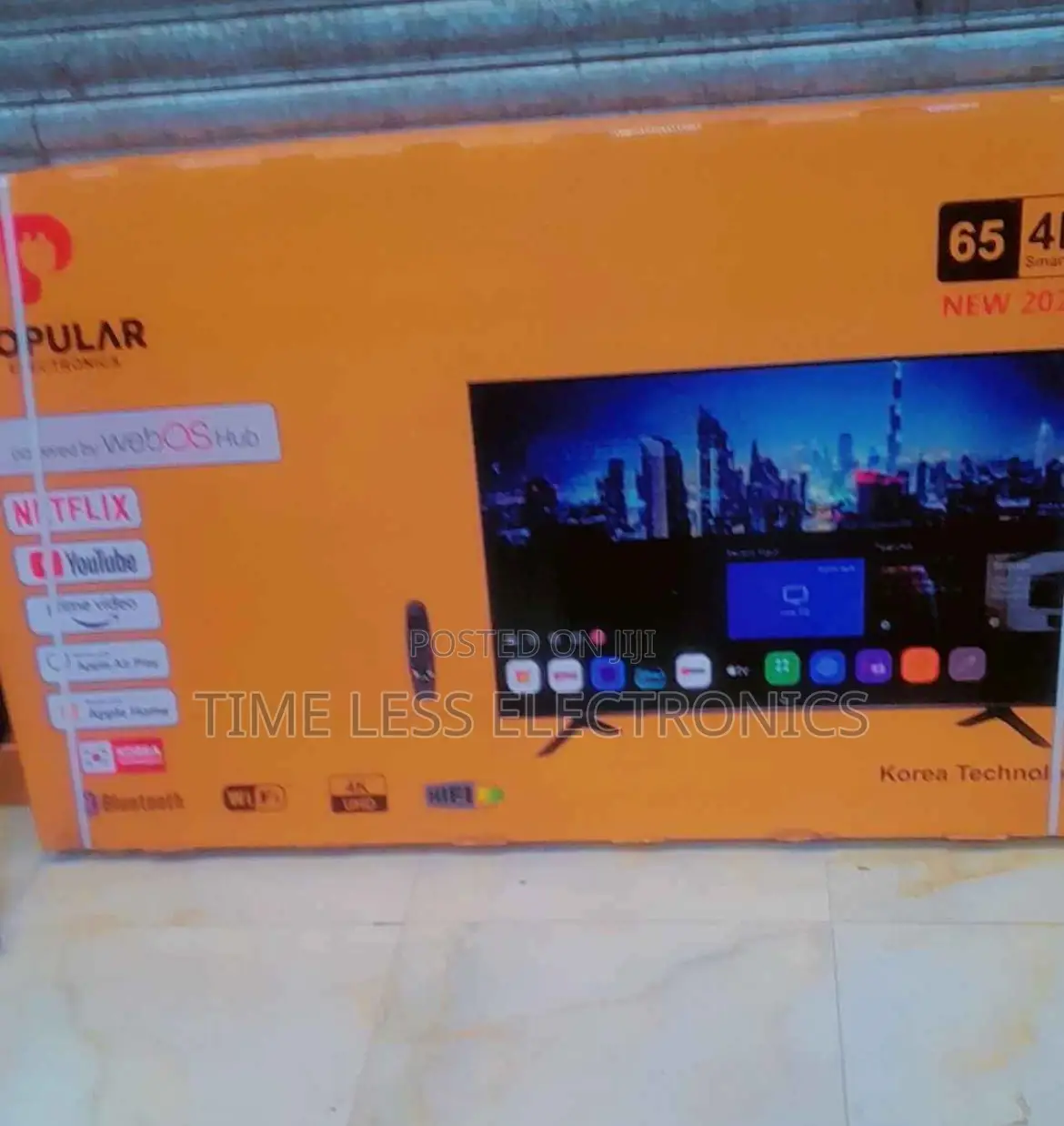 Popular 65” Smart Android Tv – Big Screen, Big Experience!