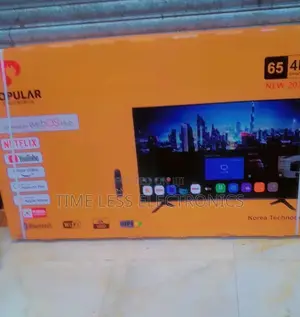 Popular 65” Smart Android Tv – Big Screen, Big Experience!