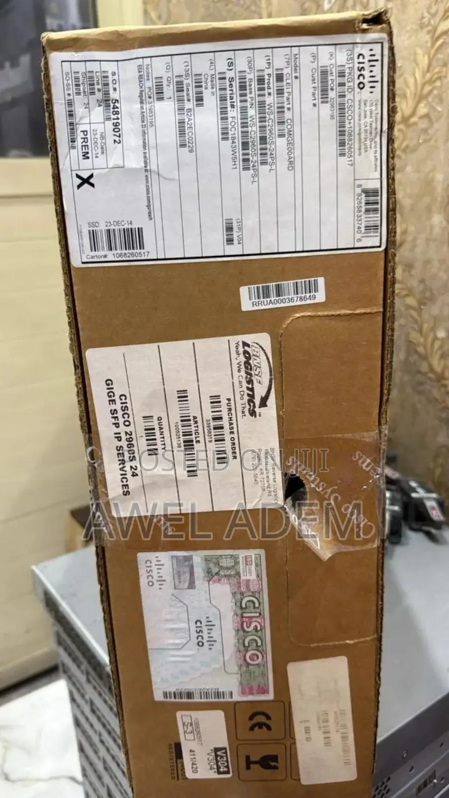 Cisco Ws-C2960x-24ps-L Catalyst 24-Port Poe Ethernet Network Switch