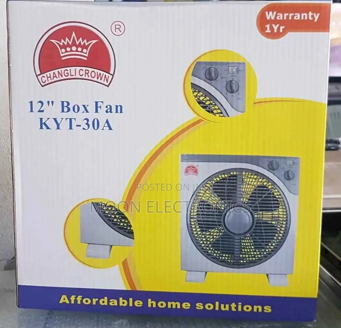 12” Fan – Compact Powerful Cooling!