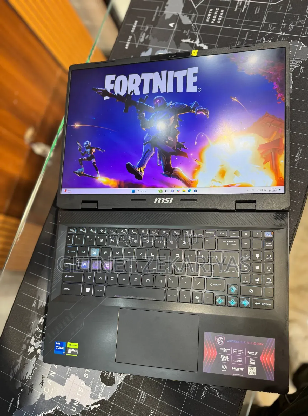 New Laptop MSI Crosshair 17 16GB Intel Core I7 SSD 1T