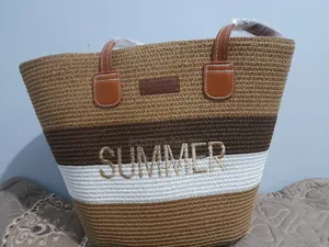 Summer Straw Hat Woven Bag