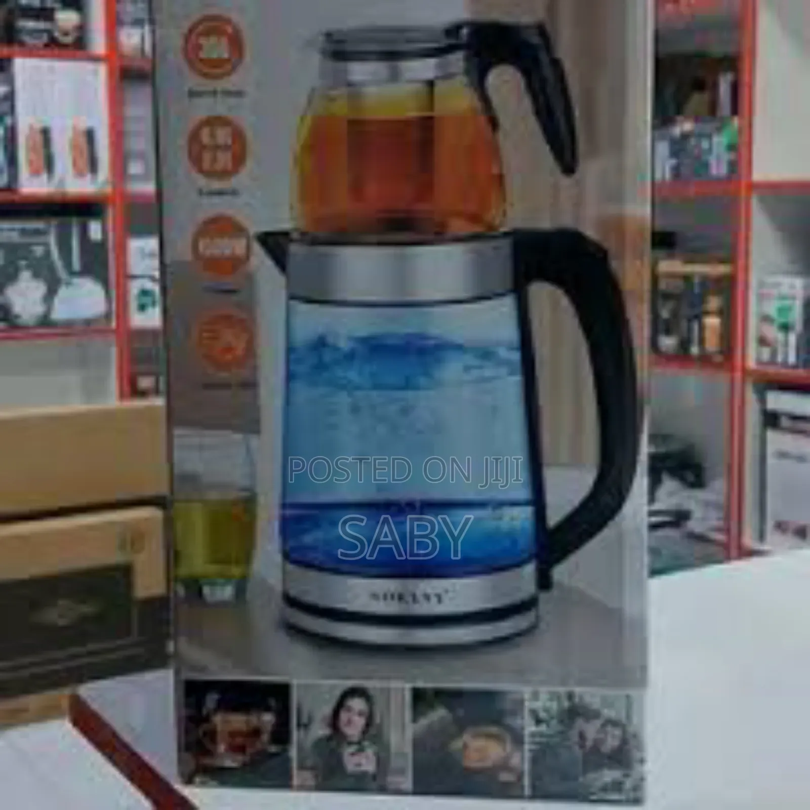 2 in 1 Sokany Electric Kettle