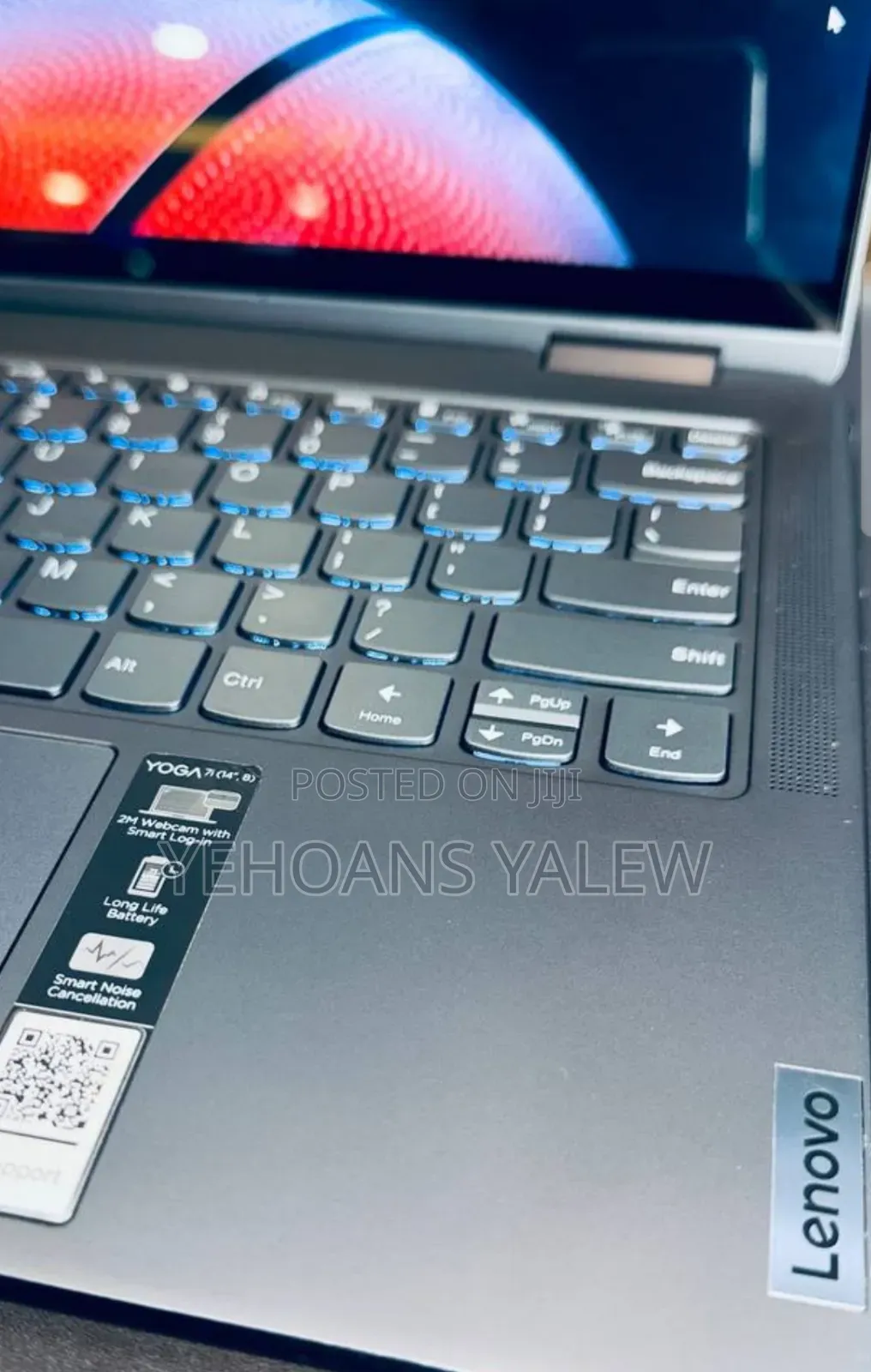 New Laptop Lenovo Yoga 7i 16GB Intel Core I7 SSD 512GB