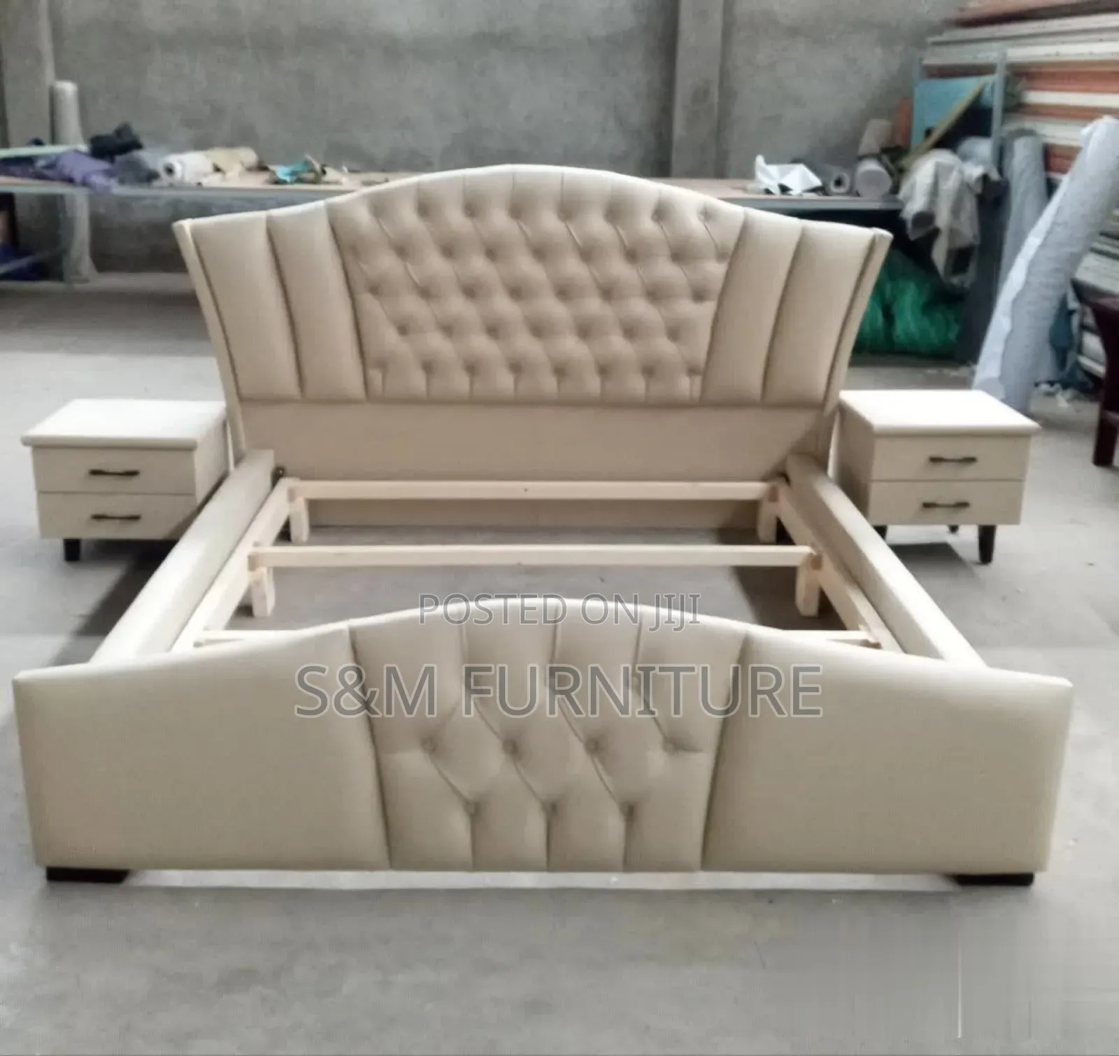 Ornamental 1.50 Meter Bed With Unbelievable Quality Price.