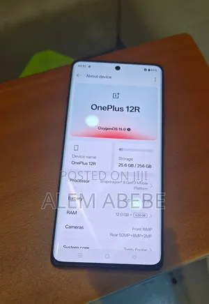 New OnePlus 12R 256 GB