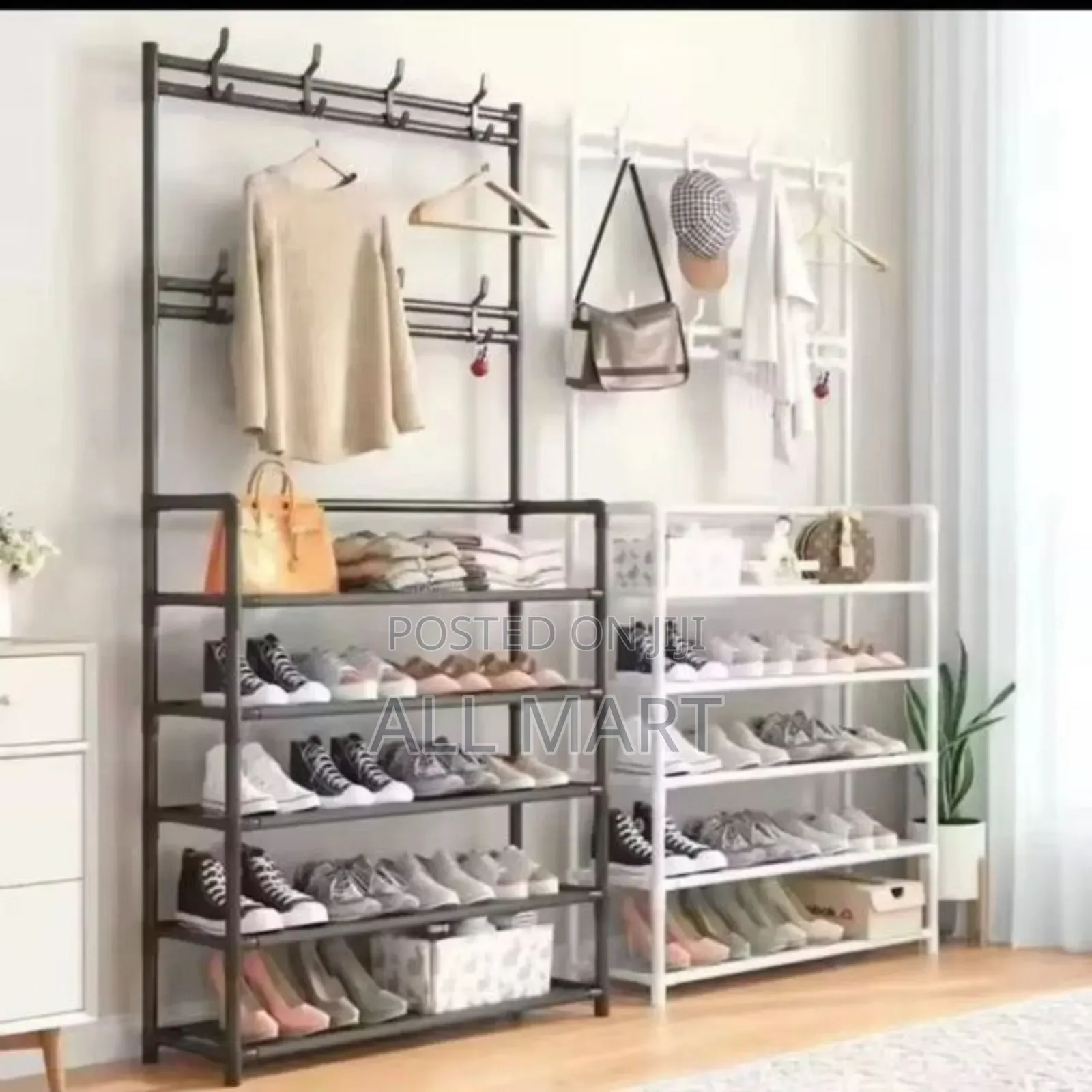  ባለብዙ ጥቅም የጫማና ፣ ሸሚዝ ቦርሳዎች መደርደሪያ