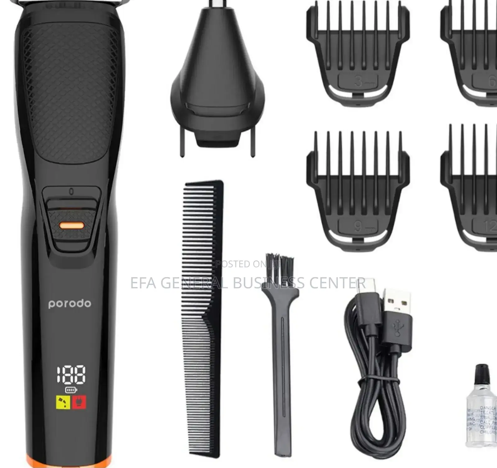 Porado 2 in 1 Hair and Nose Timmer