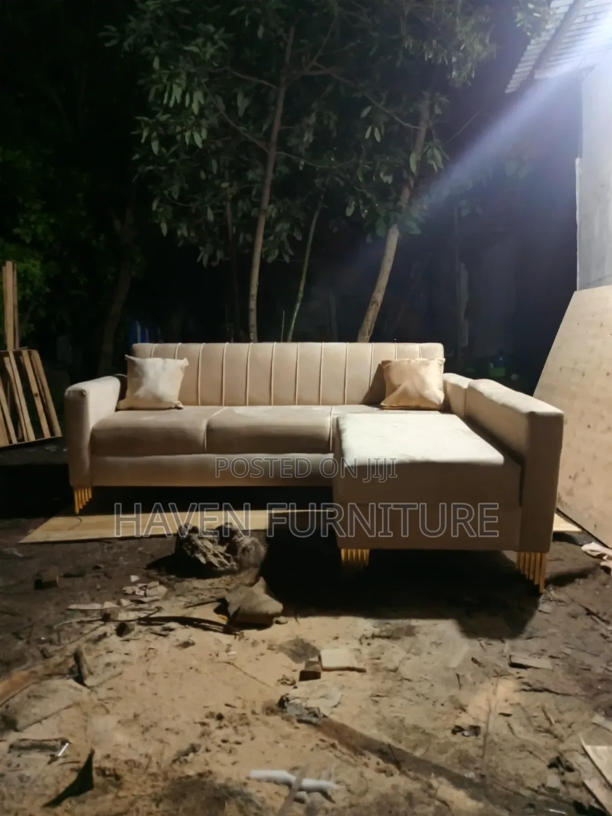 Dark Cream Sofa at Workshop Code125