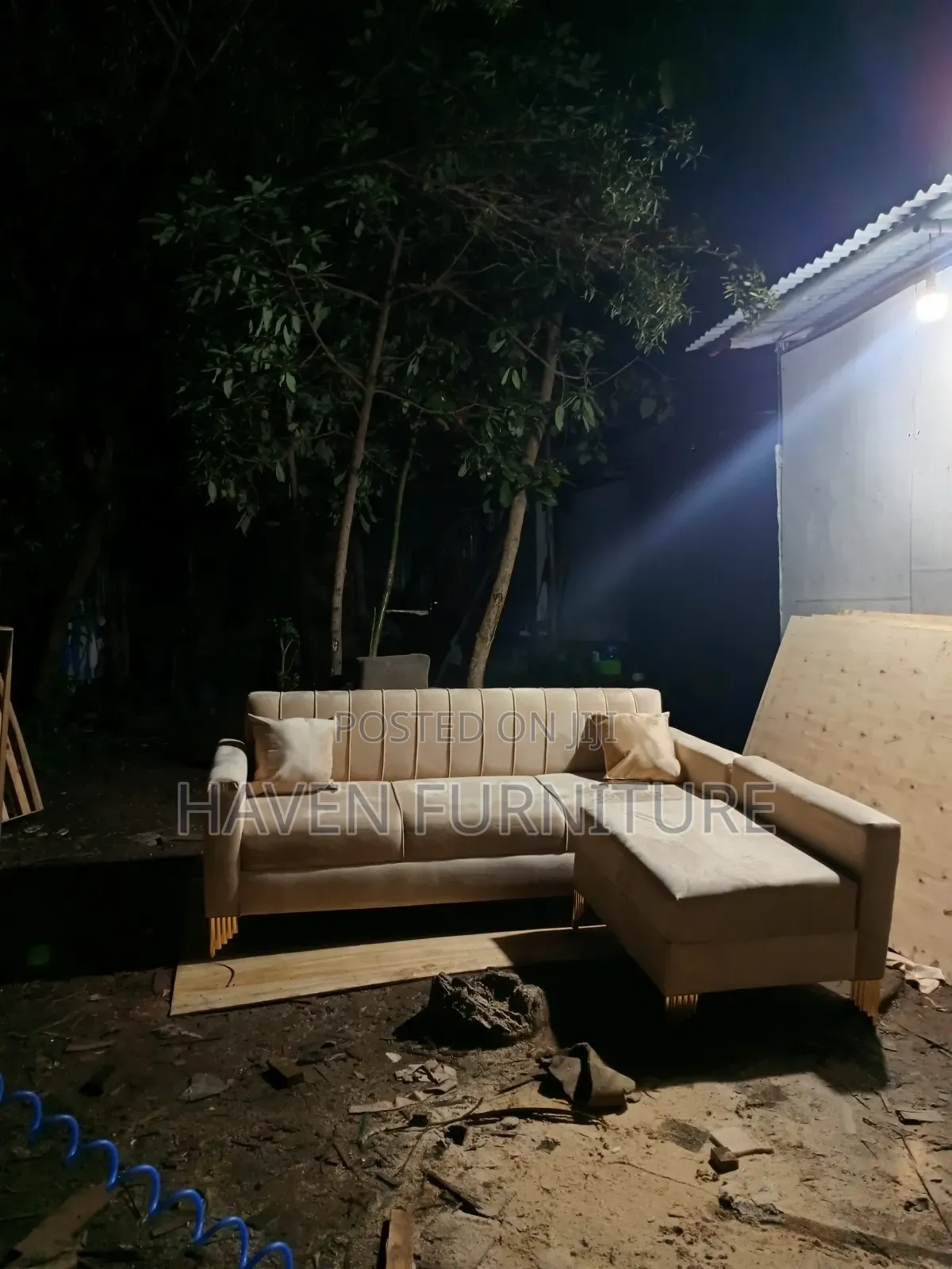 Dark Cream Sofa at Workshop Code125