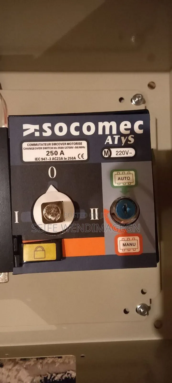 Change Over Switch 250a