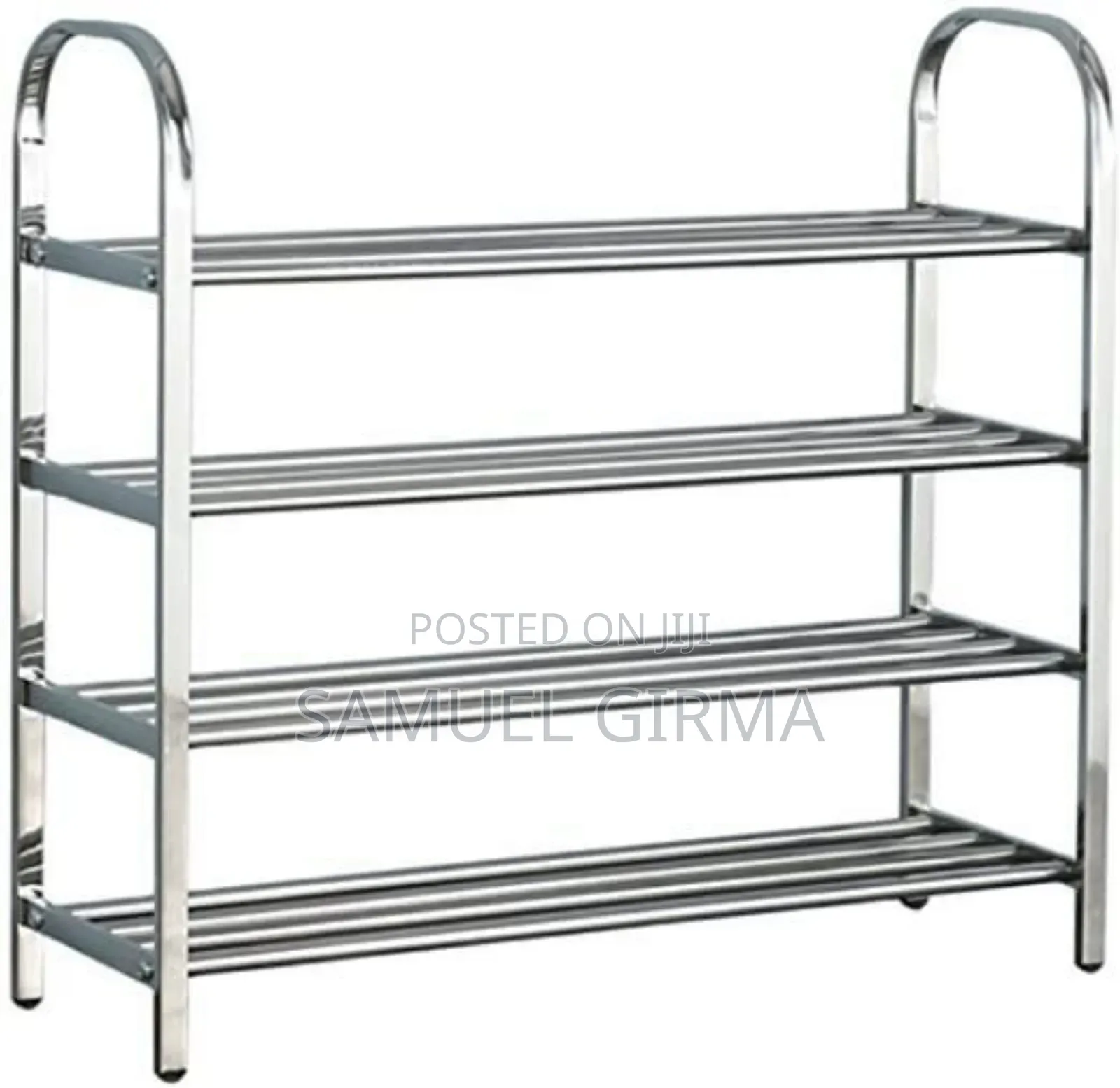 ባለ 4 ደረጃ ጫማ መደርደሪያ 4 Layer Stainless Steel Shoes Rack