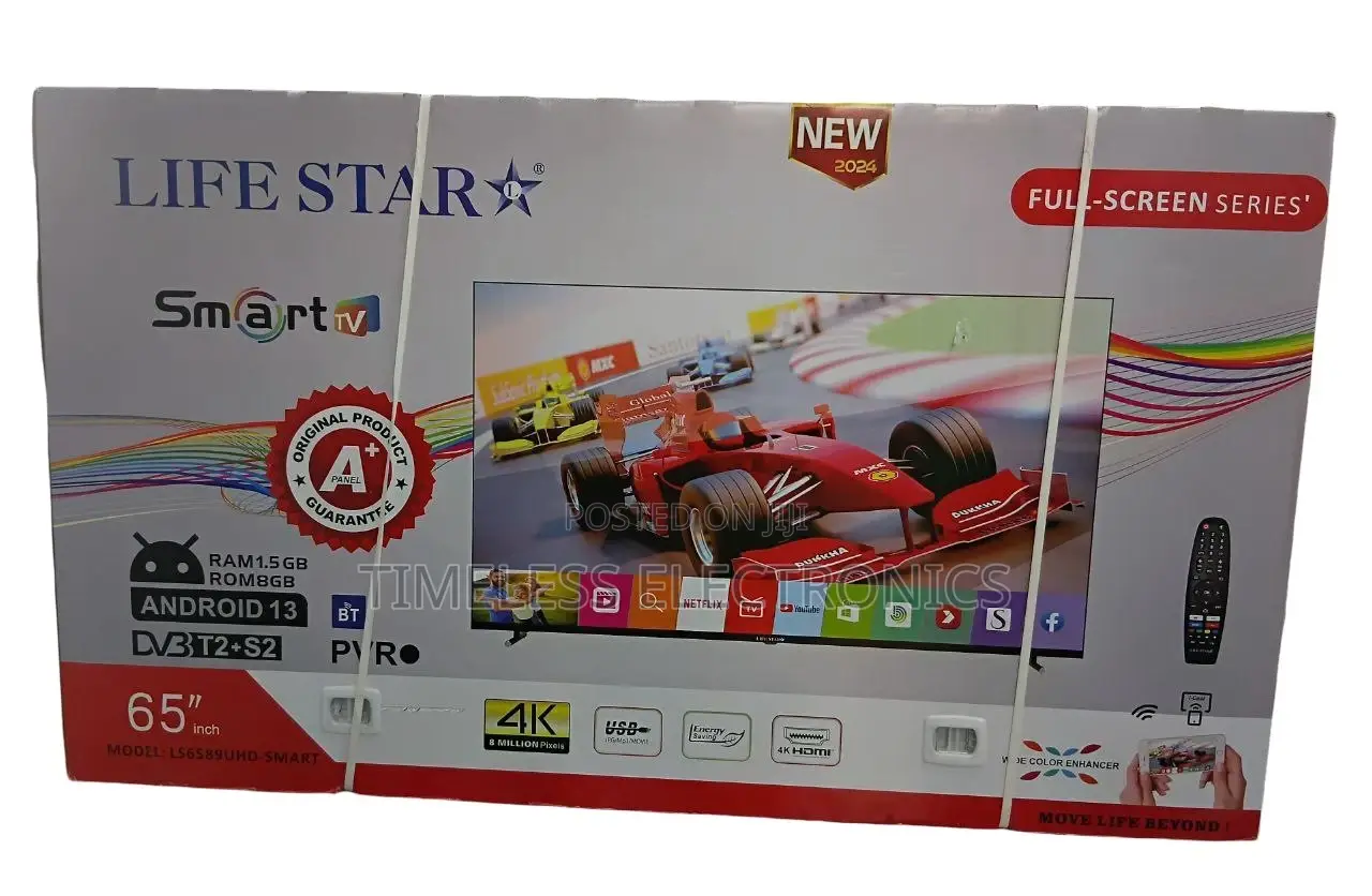 Lifestar 65”Inches Smart Uhd Tv – Big Screen, Big Entertainment!