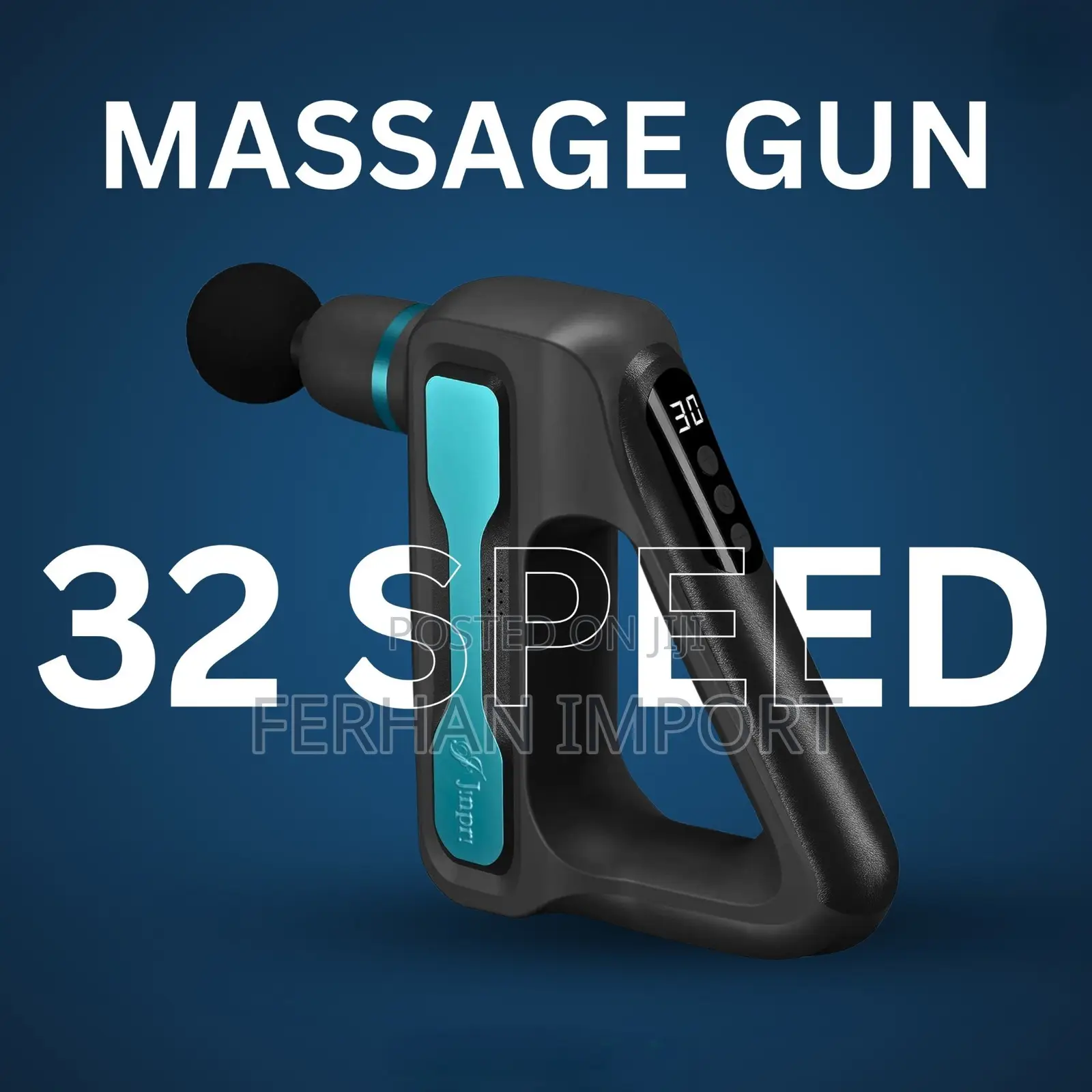 Massage Gun With 8 Massage Attachments for Full Body Deep