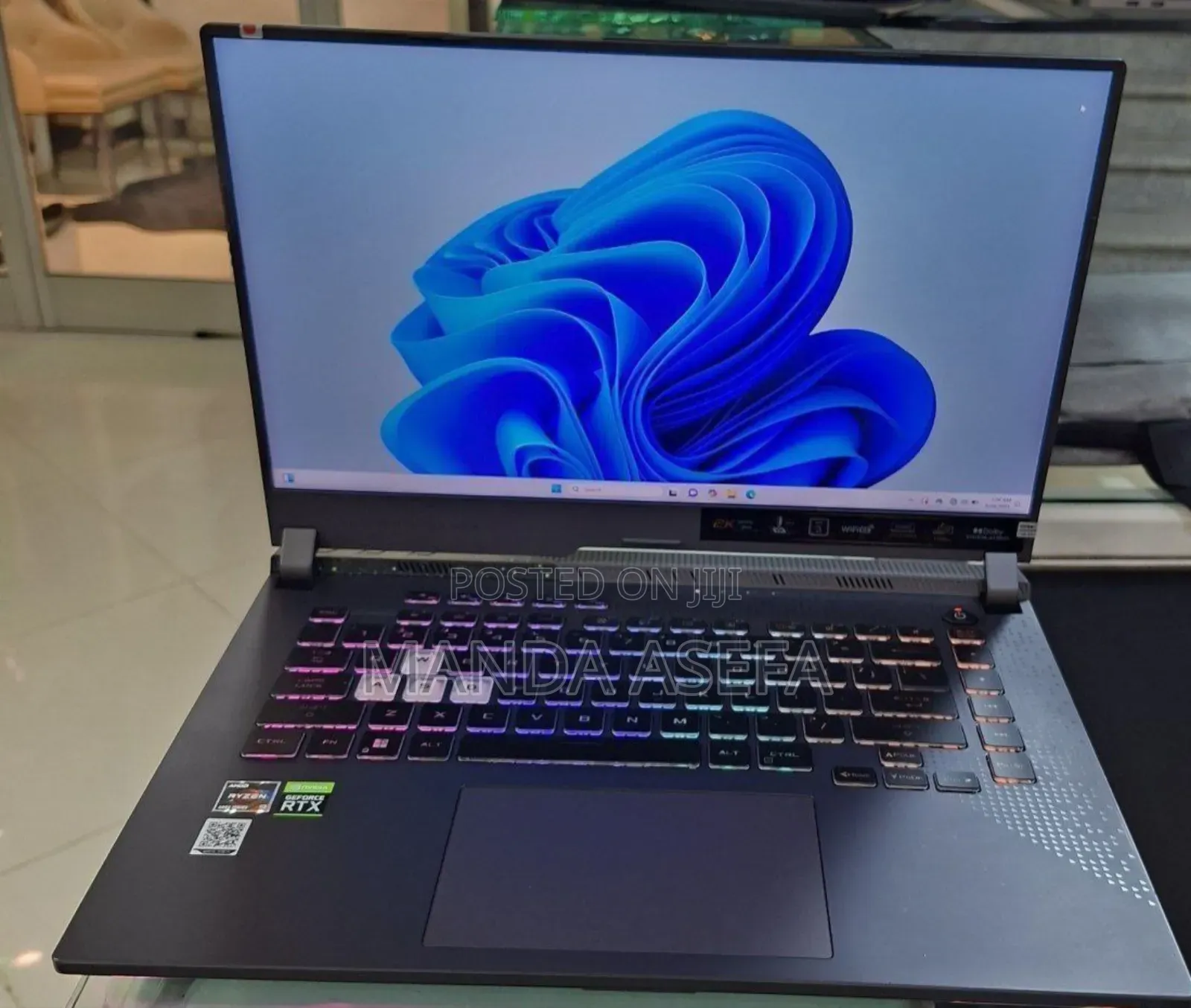 New Laptop Asus ROG Strix G16 G614 16GB AMD Ryzen 9 SSD 1T