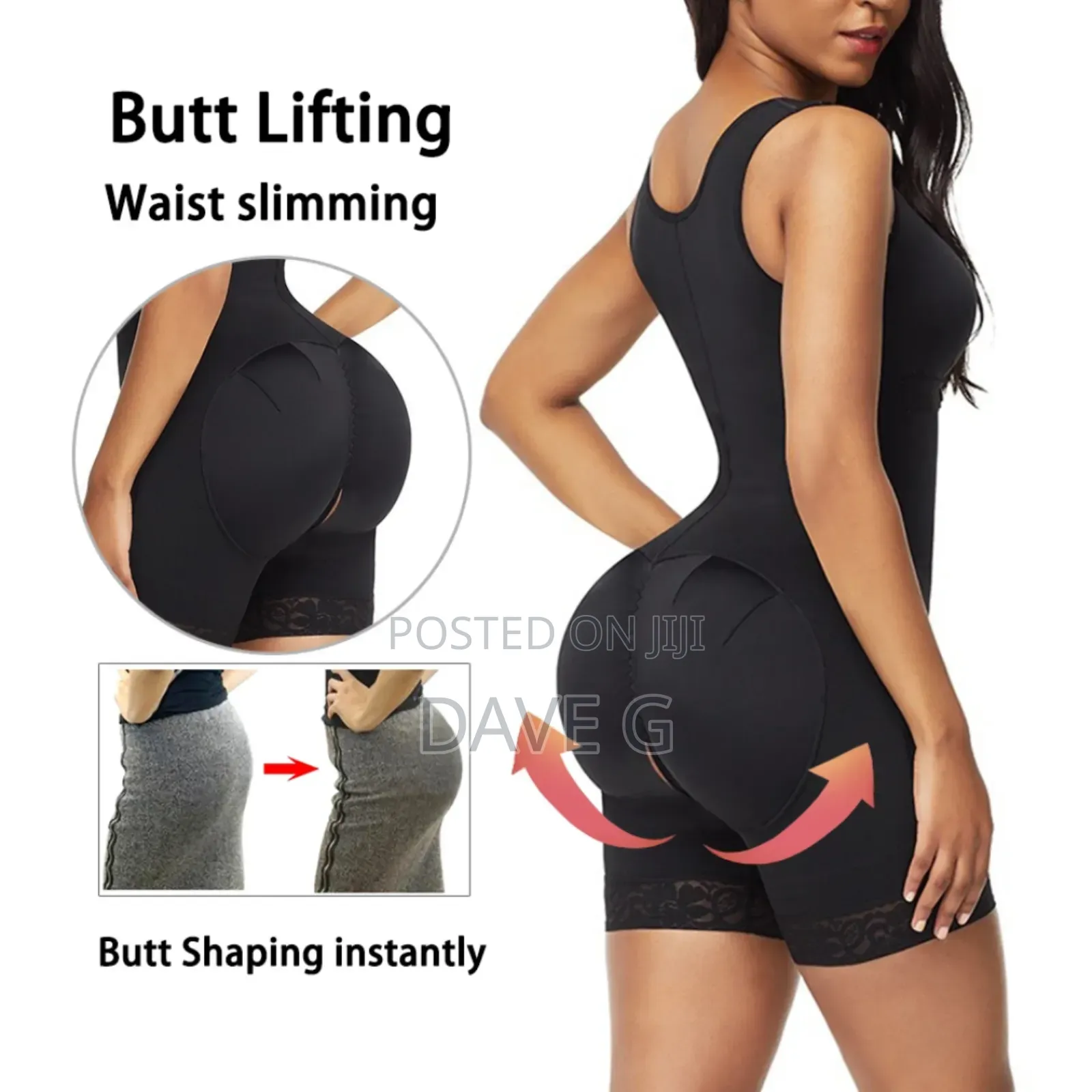 Fajas Colobianas Corset Secret Women Open Bust Butt Lifter Waist Train