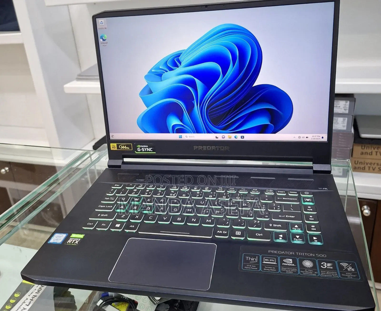 New Laptop Acer Predator Helios 500 16GB Intel Core I7 SSD 1T