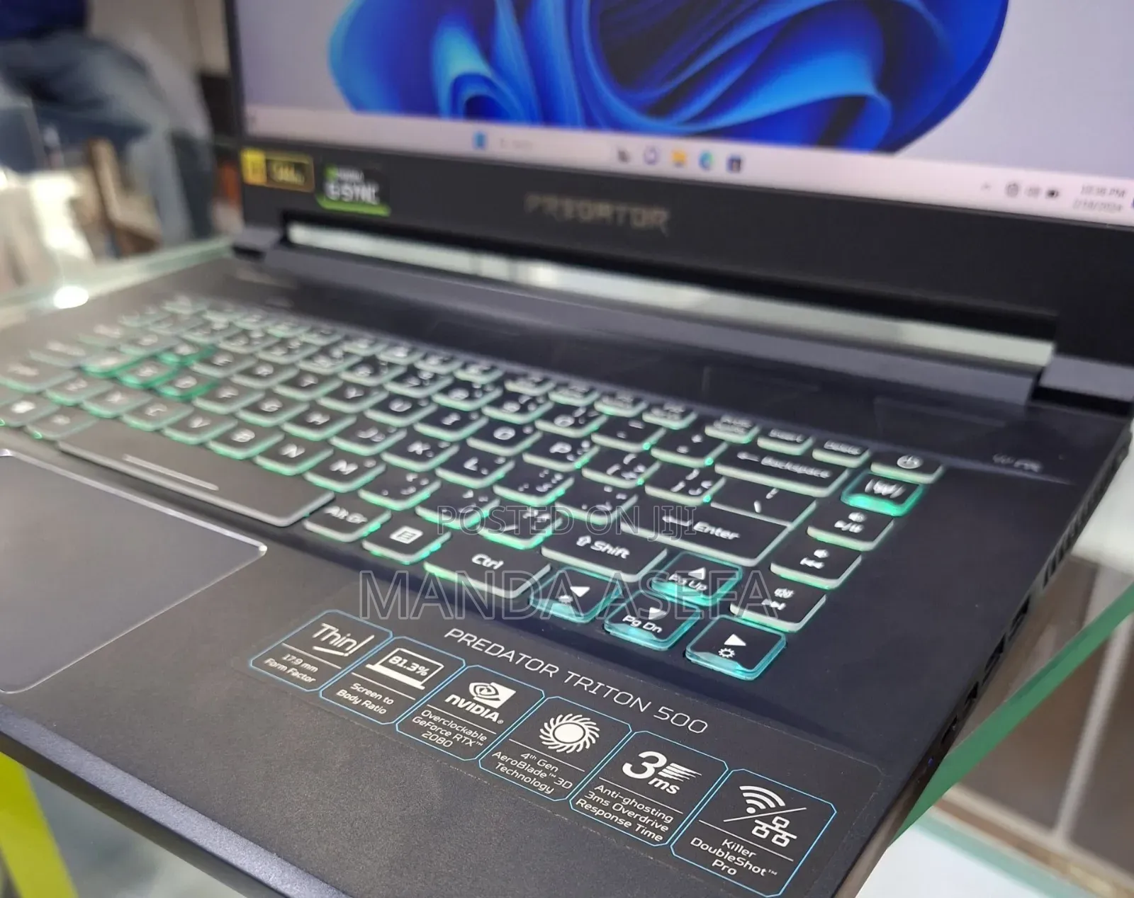 New Laptop Acer Predator Helios 500 16GB Intel Core I7 SSD 1T