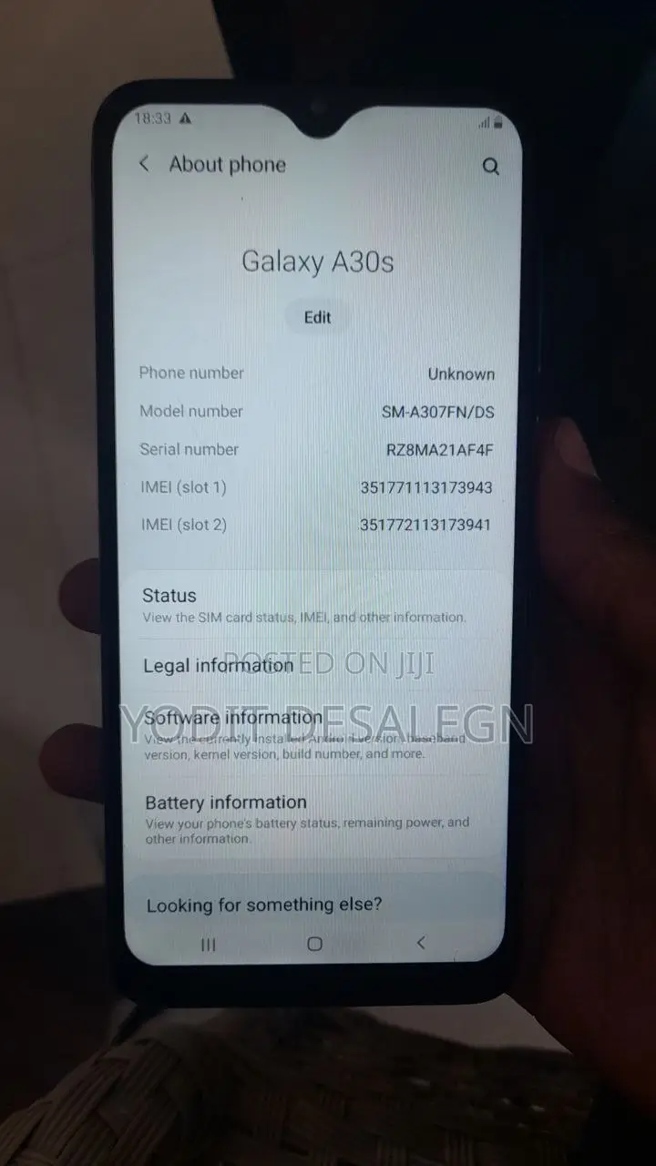 Samsung Galaxy A30s 64 GB Blue