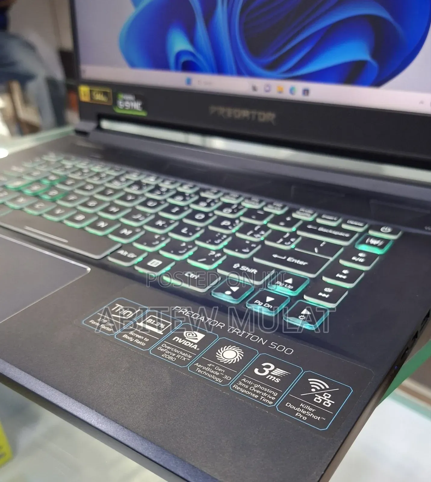 New Laptop Acer Predator Helios 300 16GB Intel Core I7 SSD 1T