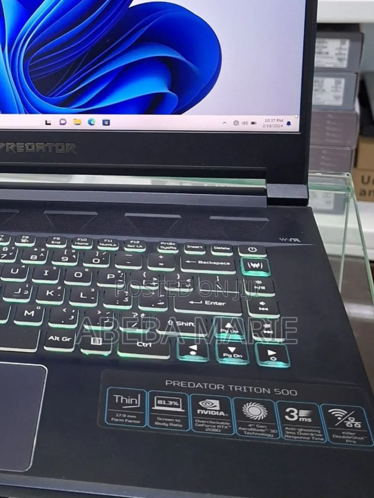 New Laptop Acer Predator Helios 300 16GB Intel Core I7 SSD 1T