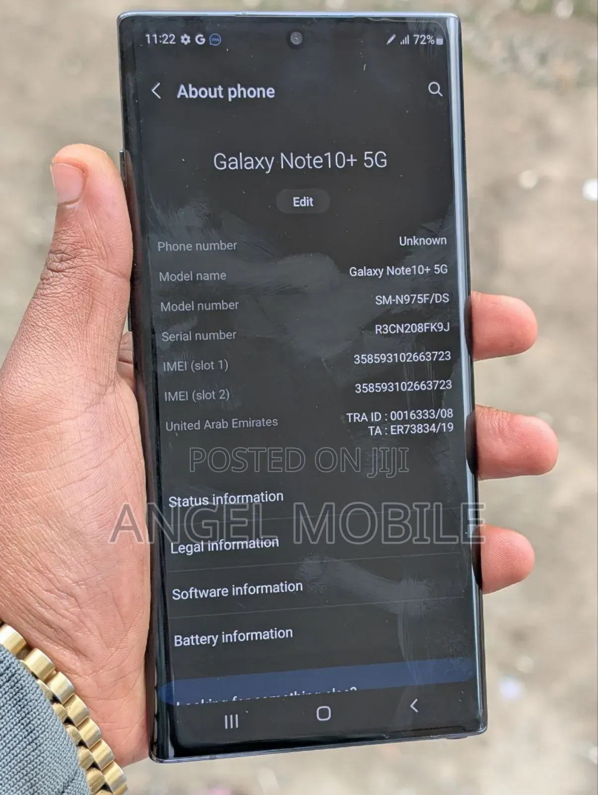 Samsung Galaxy Note 10 Plus 5G 512 GB Black