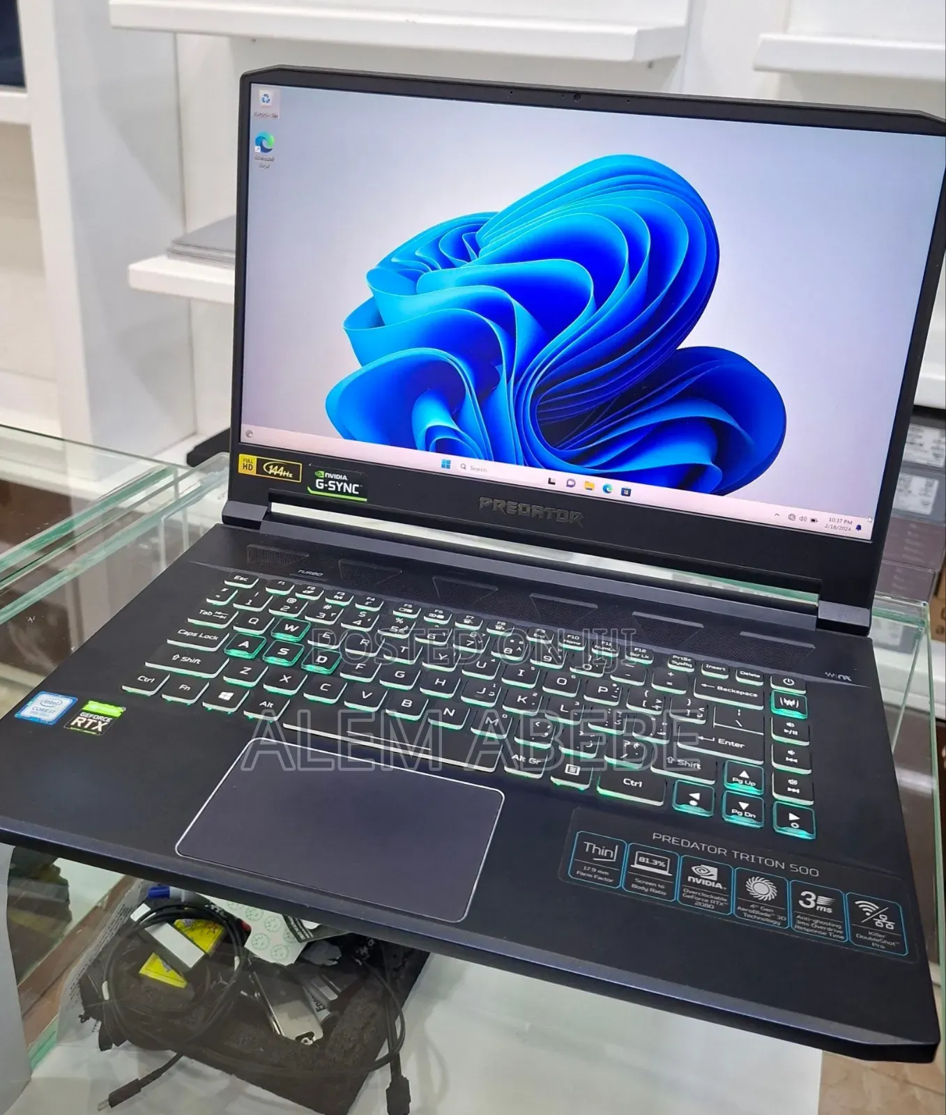 New Laptop Acer Predator 15 16GB Intel Core I7 SSD 1T