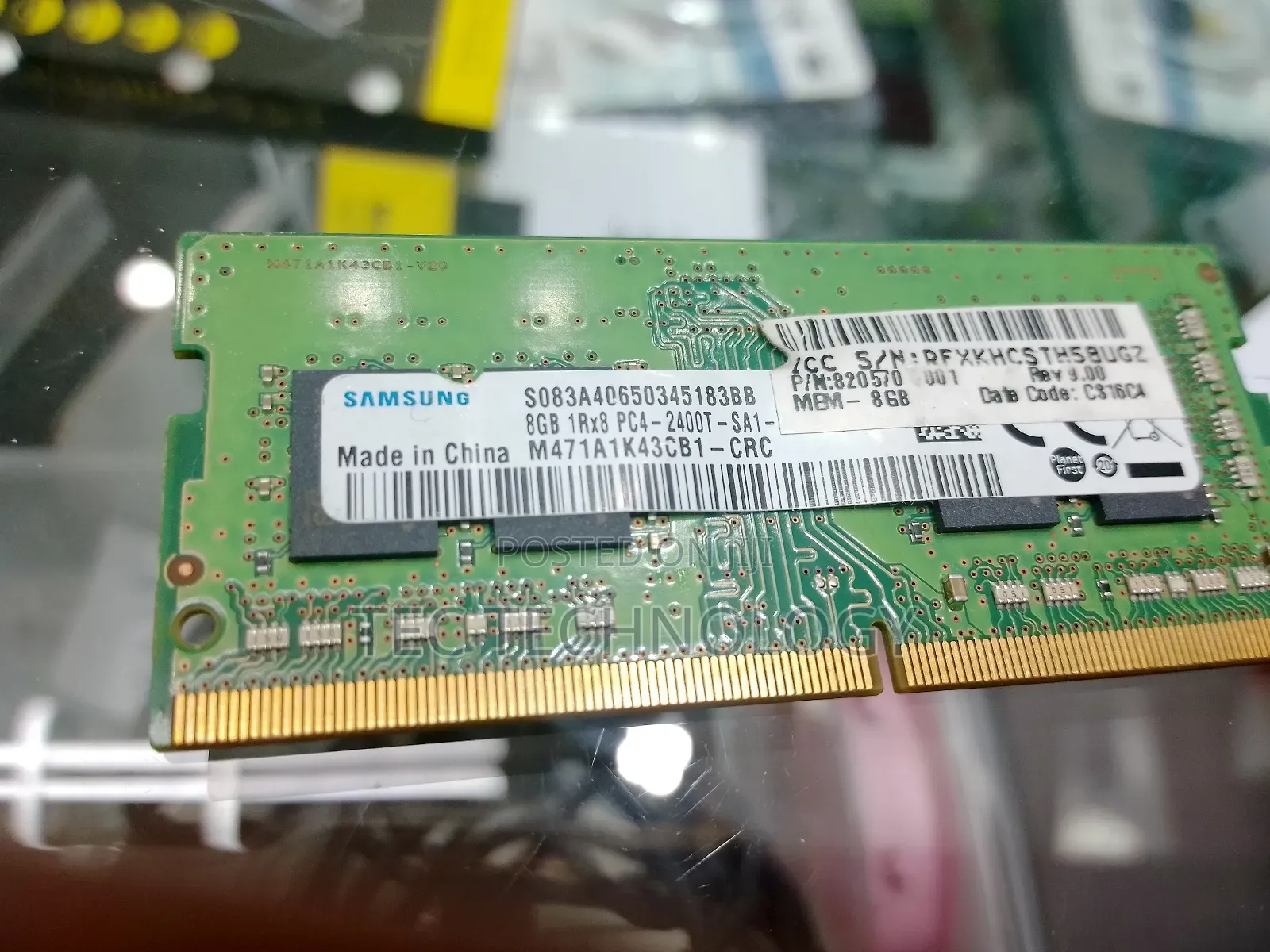 Laptop Ram 8gb