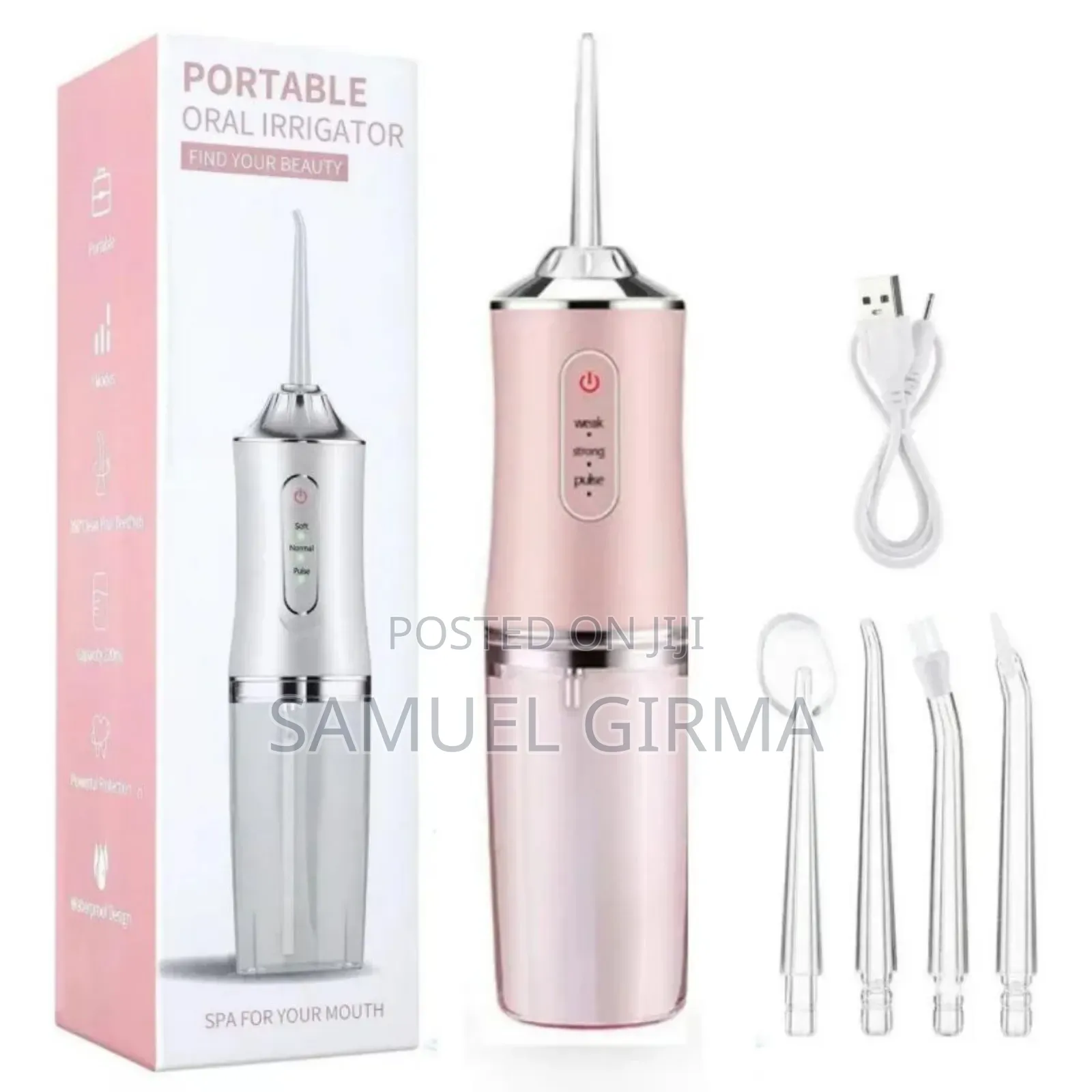 Portable Oral Irrigator 
የጥርስ ውሃ ማጽጃ