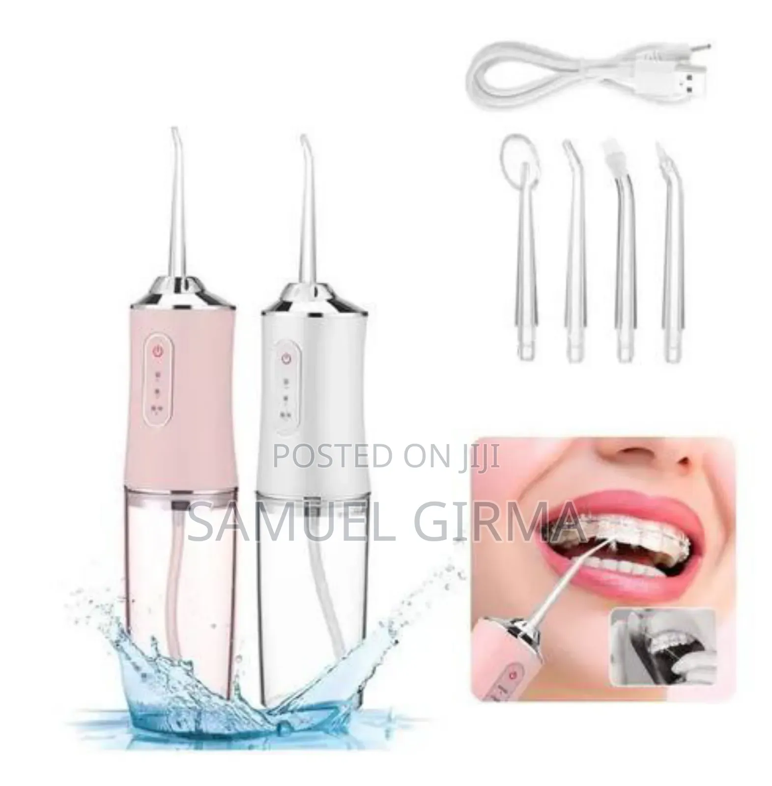 Portable Oral Irrigator 
የጥርስ ውሃ ማጽጃ