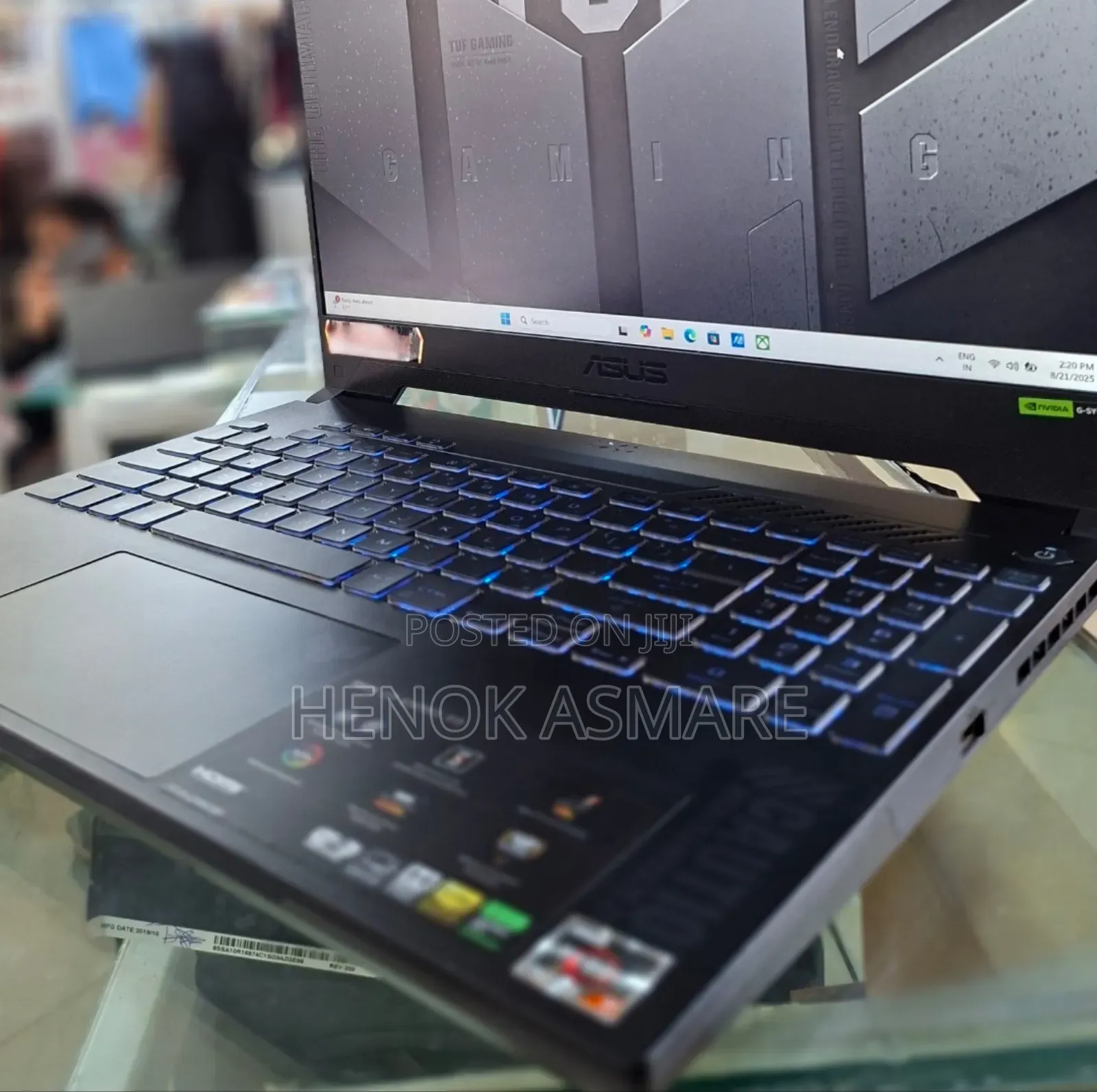 New Laptop Asus TUF Gaming A15 16GB AMD Ryzen 7 SSD 512GB