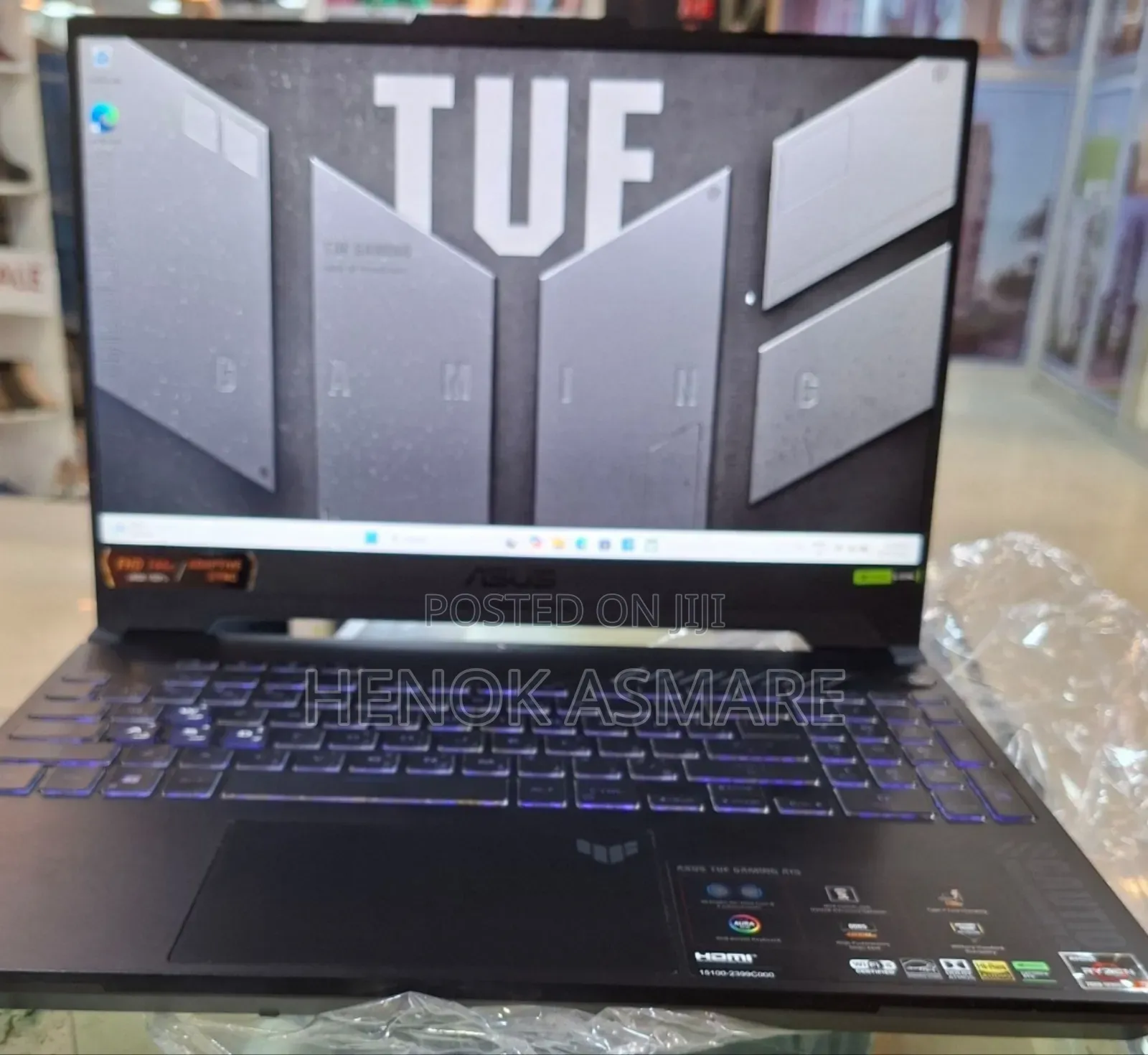 New Laptop Asus TUF Gaming A15 16GB AMD Ryzen 7 SSD 512GB