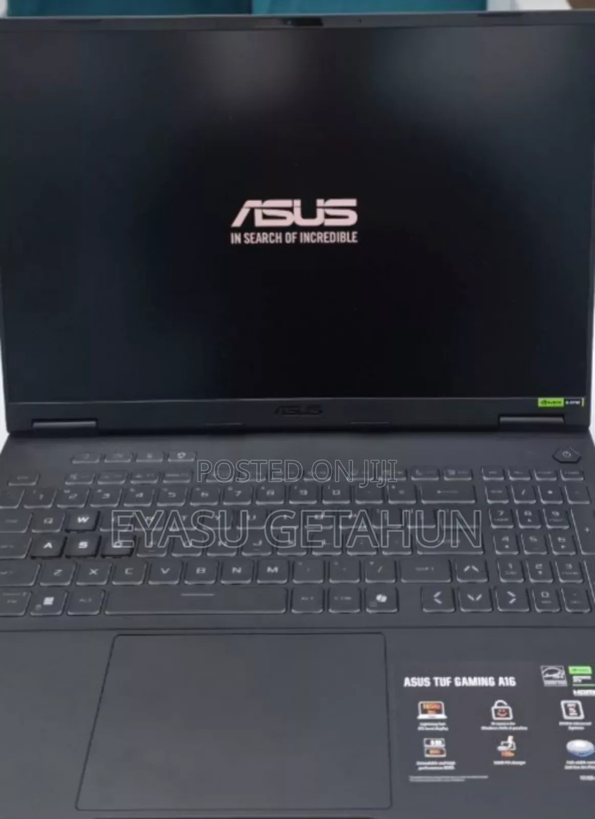 New Laptop Asus TUF Gaming A15 32GB AMD Ryzen 9 SSD 1T