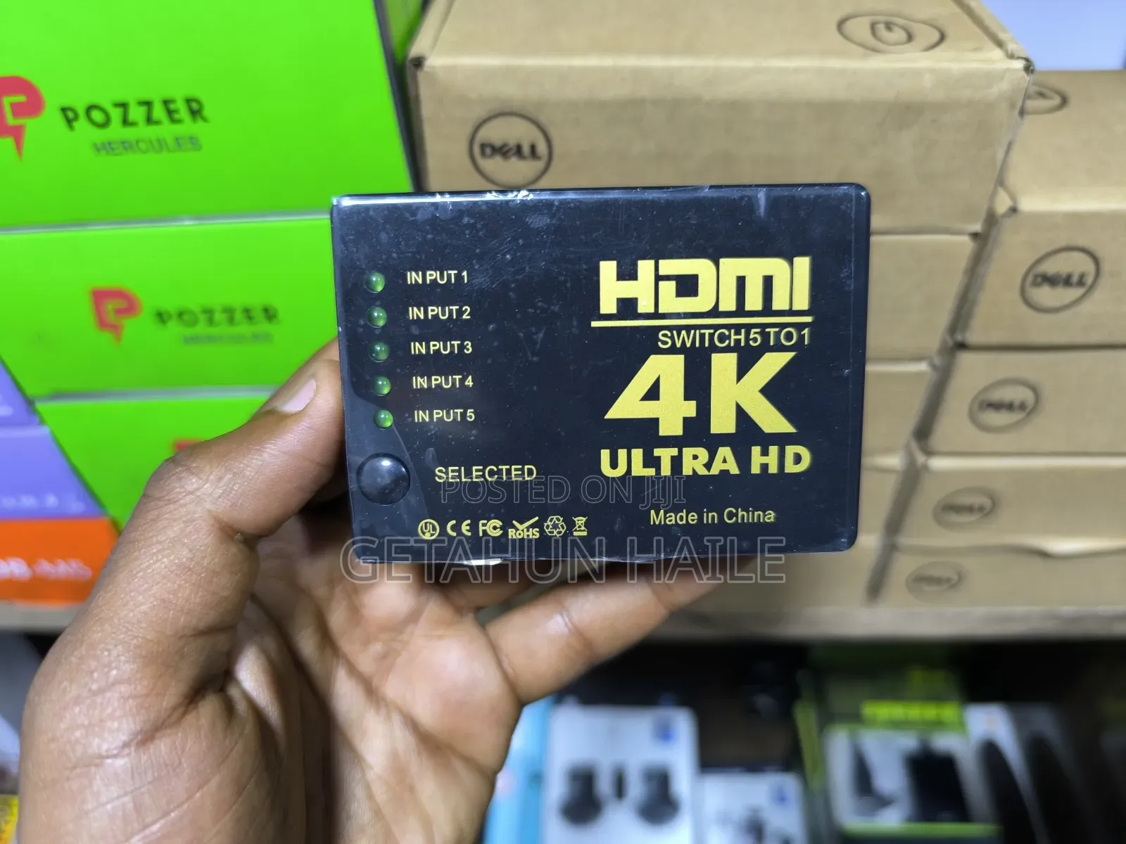 Hdmi Switch 5 In 1 Out With Remote Control