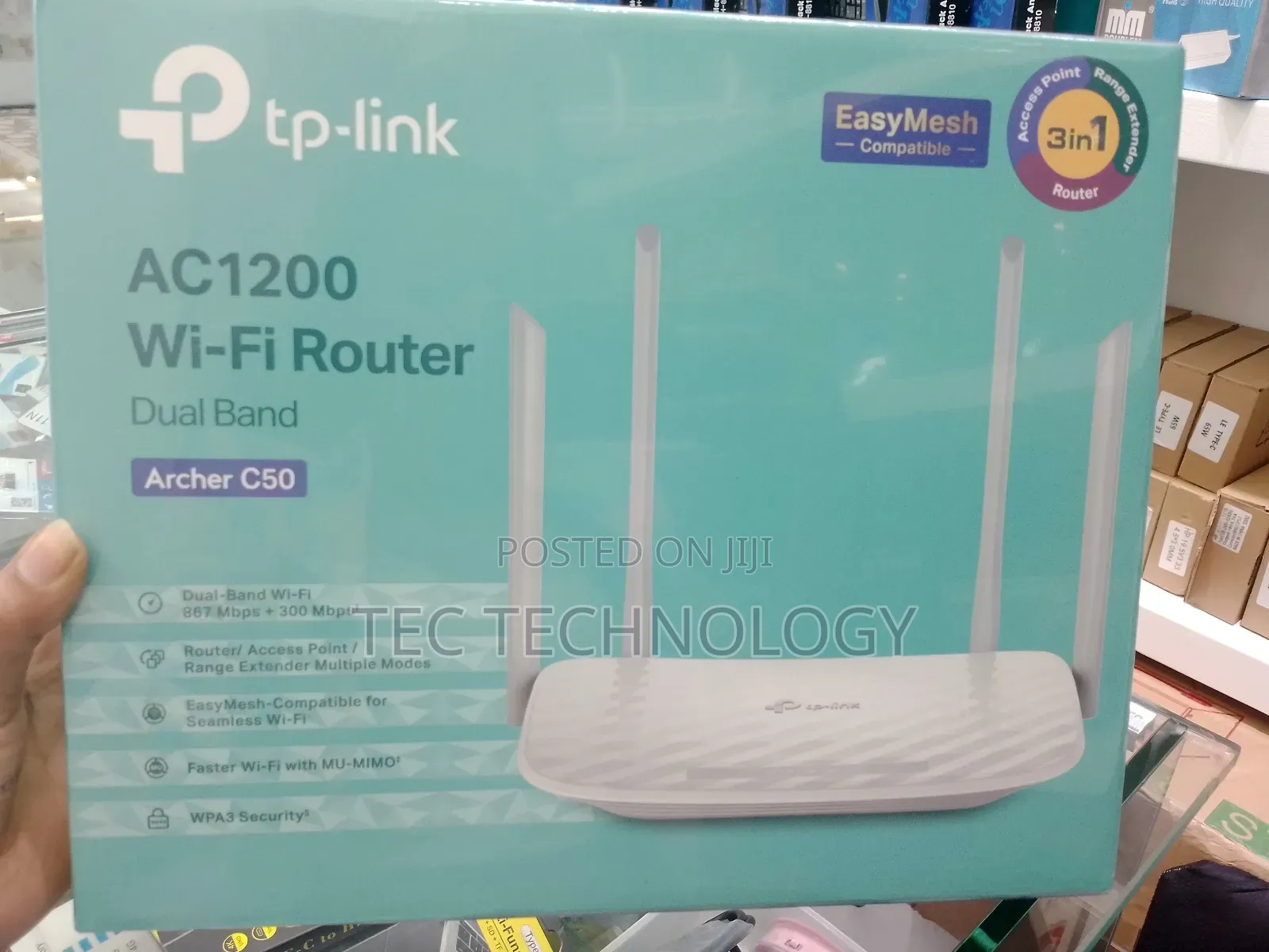 Tp-Link Archer C50 Ac1200 Wifi Router