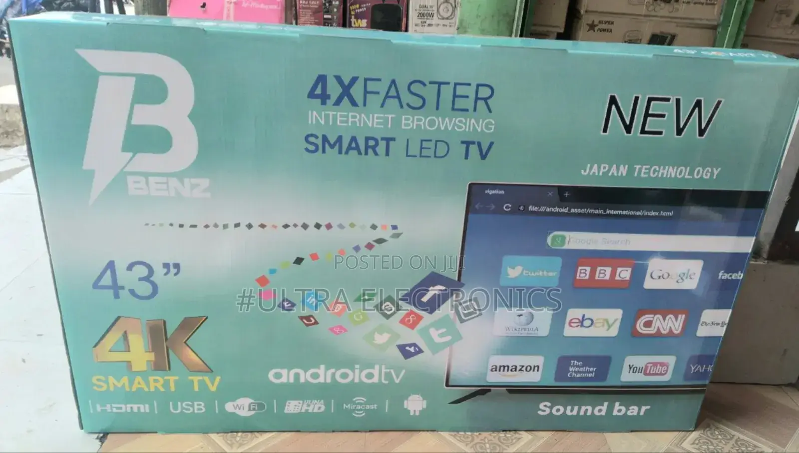 43 Inch Benz Smart Uhd Tv