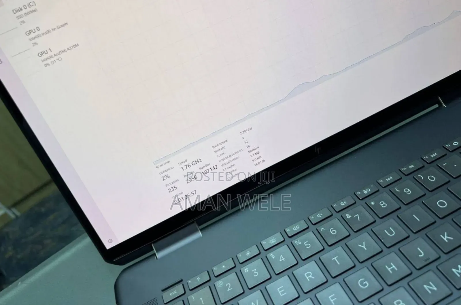 New Laptop HP Spectre 16GB Intel Core I7 SSD 512GB