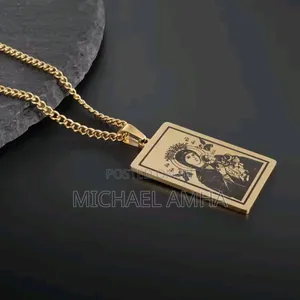 Photo - Rare Gold Plated Stainless Steal Beautiful Pendent