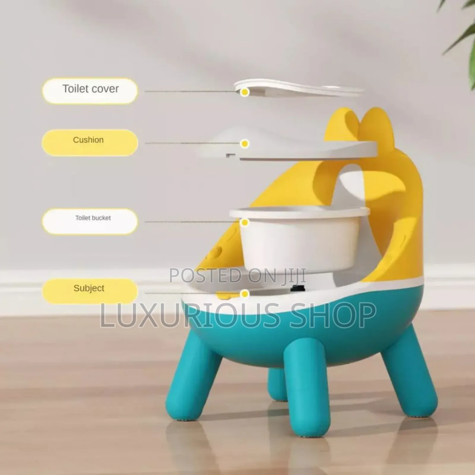 Childrens Bed Pan Portable Urinal Soft Back Pots Seat Chair