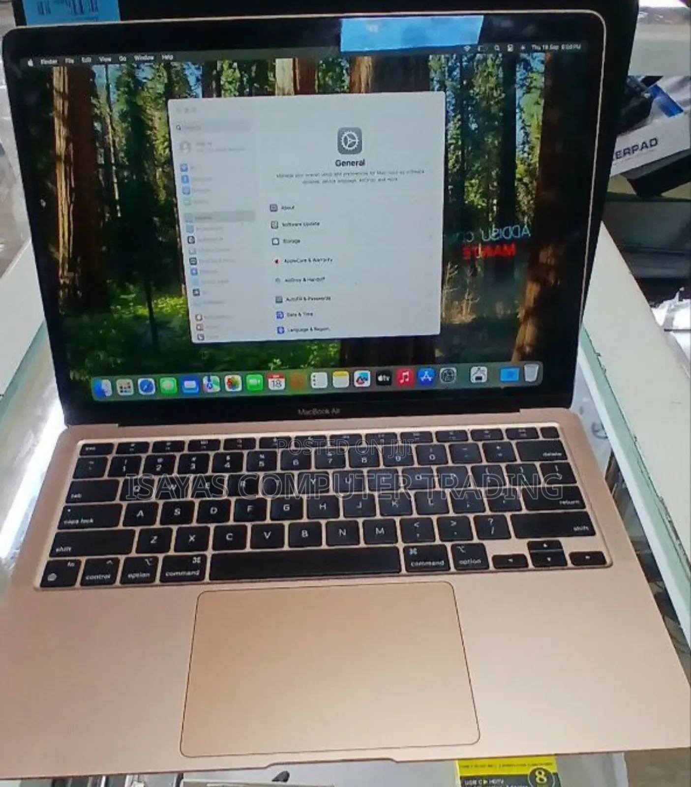 New Laptop Apple MacBook Air 2020 M1 8GB SSD 256GB