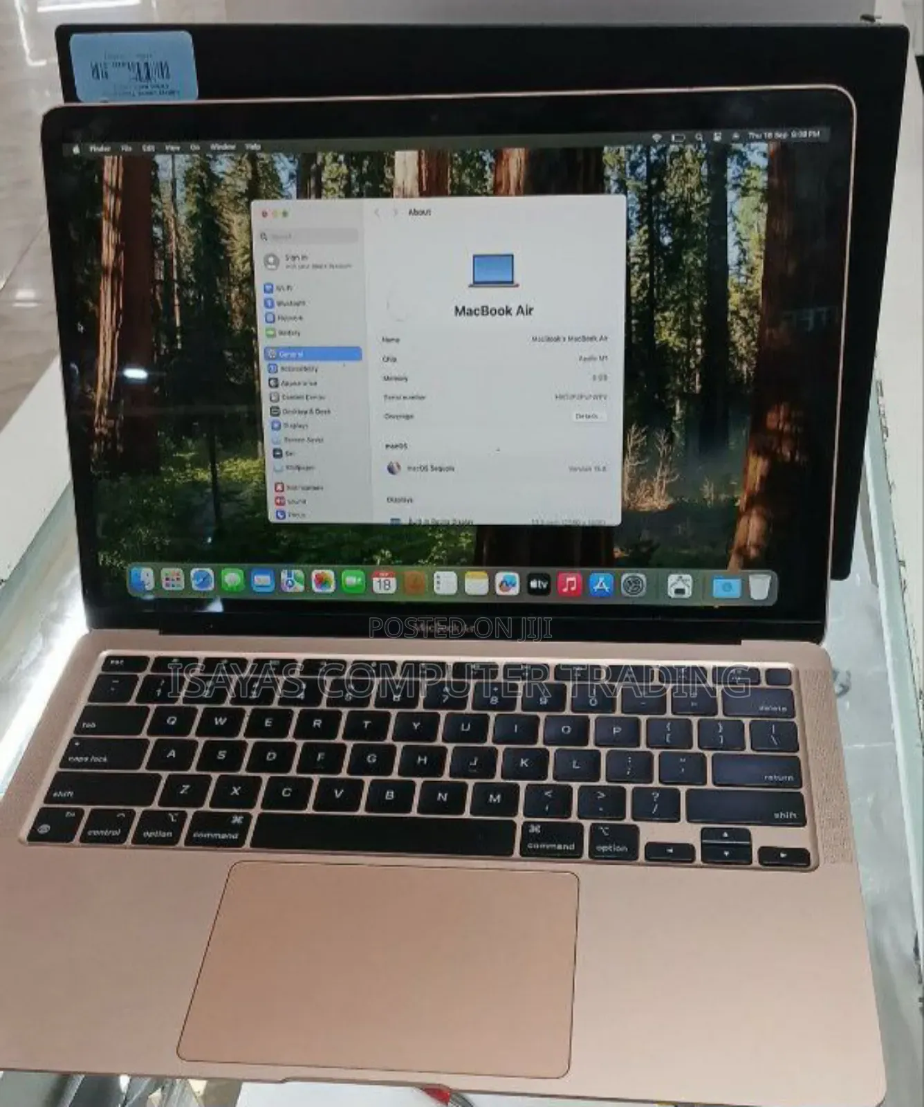 New Laptop Apple MacBook Air 2020 M1 8GB SSD 256GB