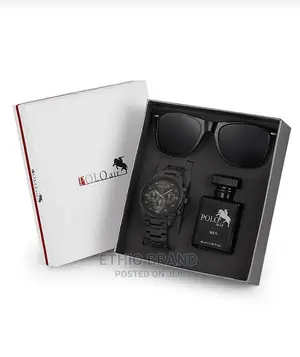 Photo - POLO AIR Men's Gift Set Watch Glasses Perfume in Gift Box