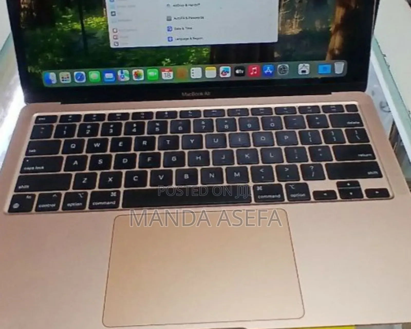 New Laptop Apple MacBook Air 2020 M1 8GB Apple M1 SSD 256GB