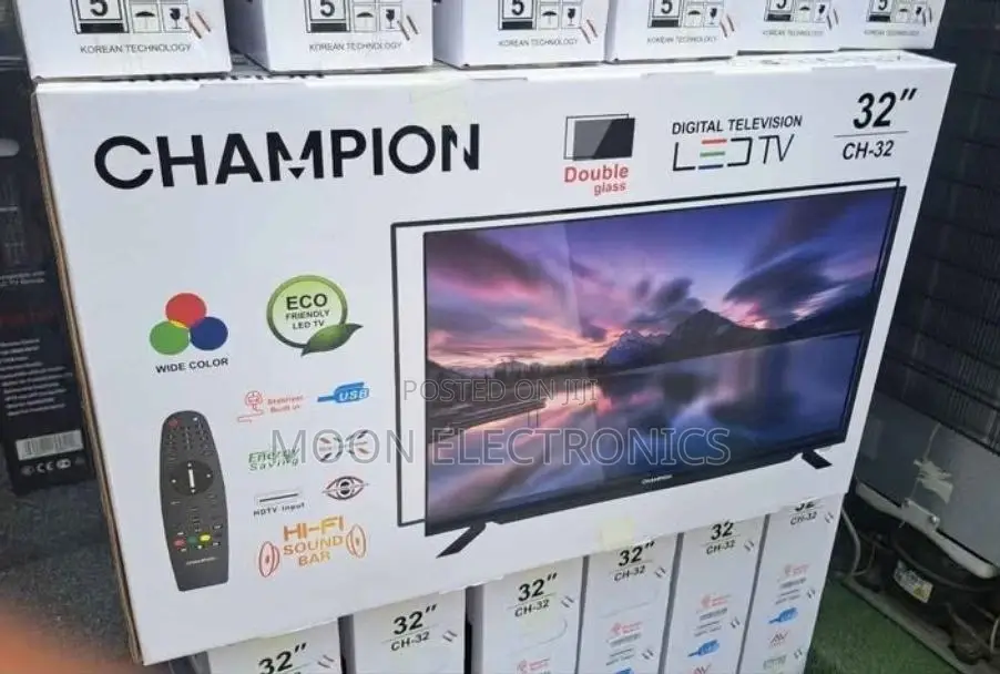 Champion 32” Smart Led Tv – Clear Affordable Entertainment!