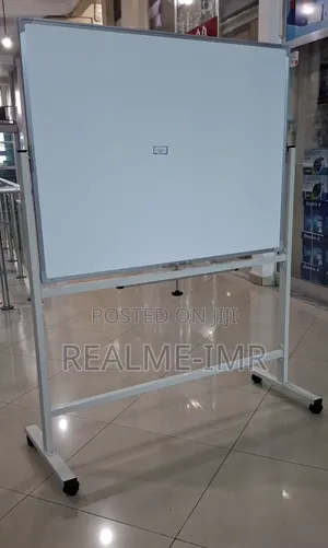 Photo - 90x120cm Double Sided Whiteboard With Dedicated Mobile Stand