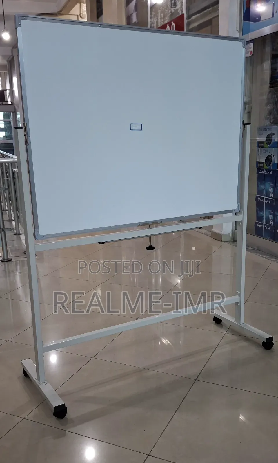 90x120cm Double Sided Whiteboard With Dedicated Mobile Stand