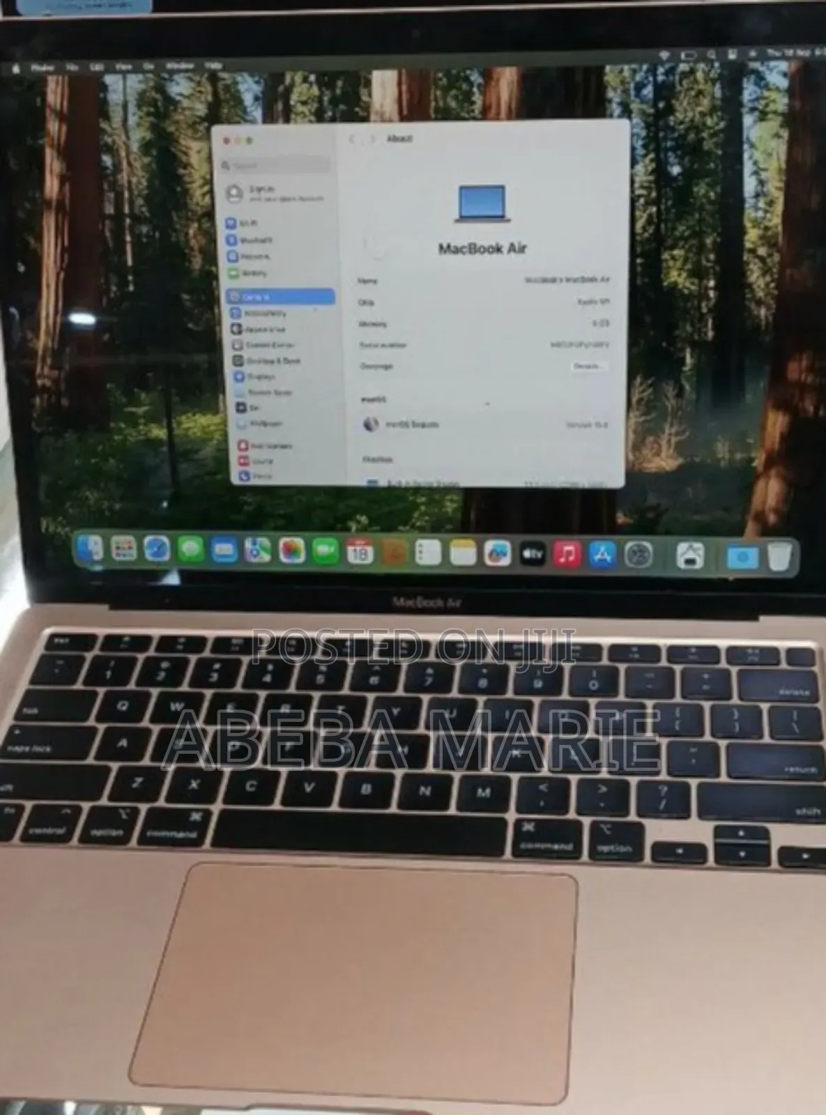 Laptop Apple MacBook Air 2020 M1 8GB Apple M1 SSD 256GB