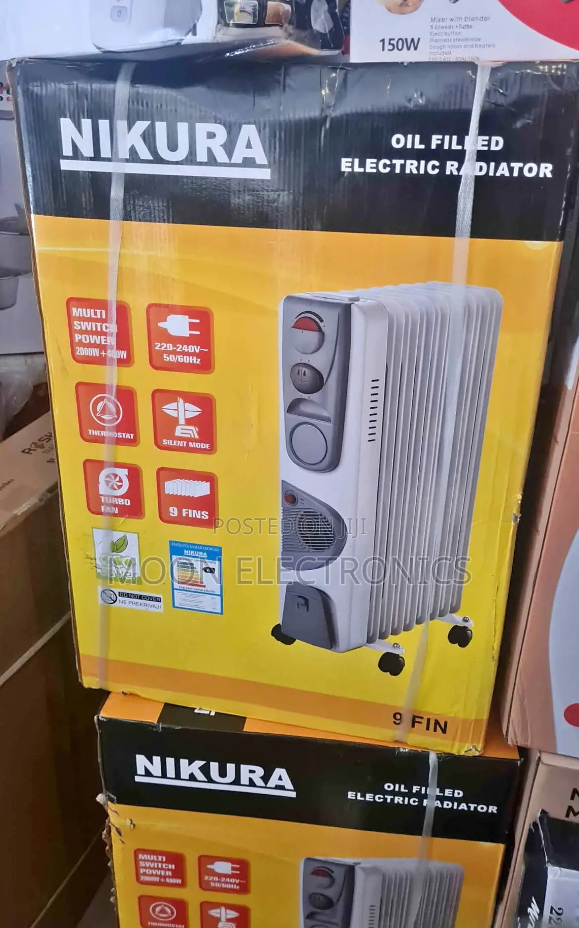 Nikura 9-Fin Oil Heater – Powerful Safe Home Heating!