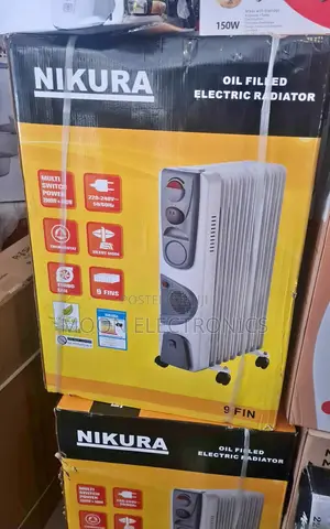Photo - Nikura 9-Fin Oil Heater – Powerful Safe Home Heating!