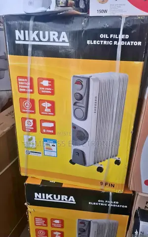 Nikura 9-Fin Oil Heater – Powerful Safe Home Heating!
